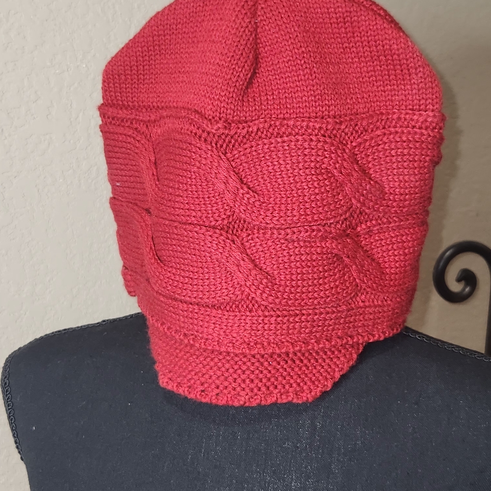 Harley-Davidson Red Knit‎ Fleece-lined Hat